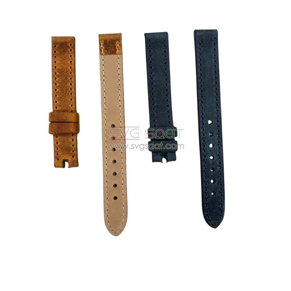 N1001S NUBUK DERİ KORDON - LACİVERT - 14MM