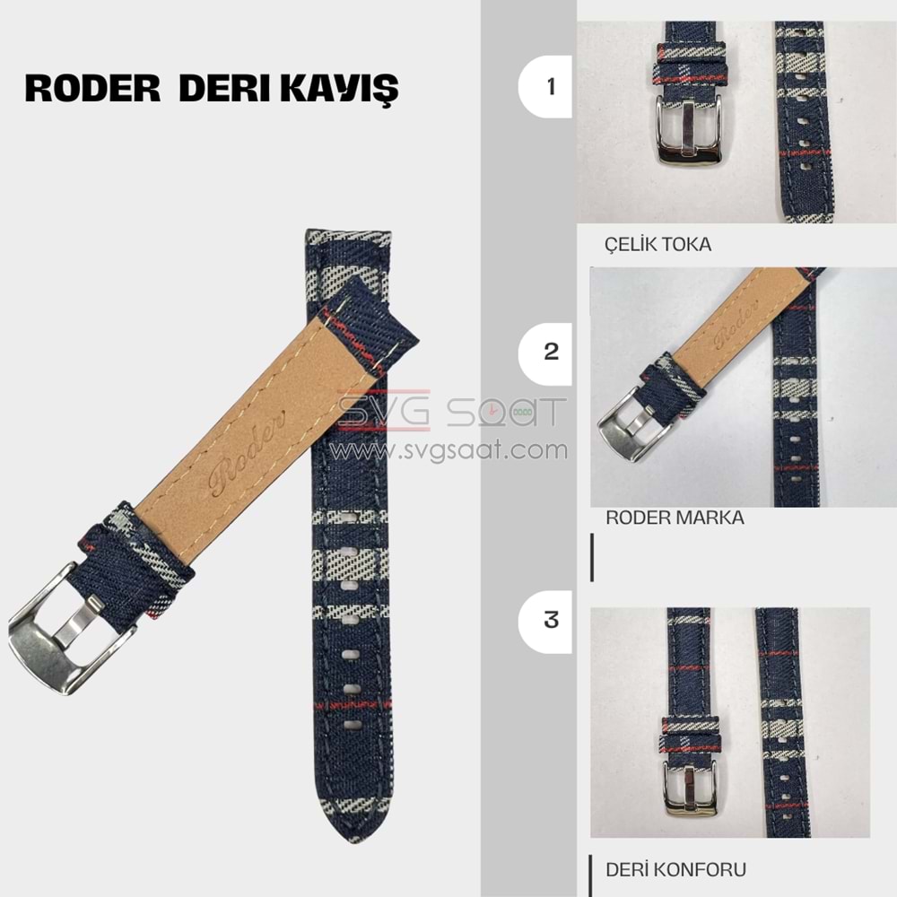 T1001S RODER TEKSTİL KORDON - LACİVERT - 20X18MM