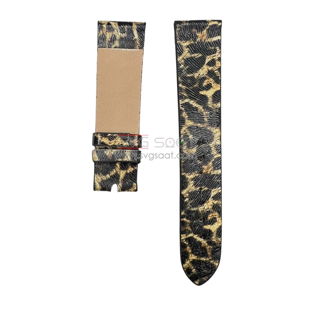 D1001S KARIŞIK DESENLİ KORDON - LEOPAR - 22MM