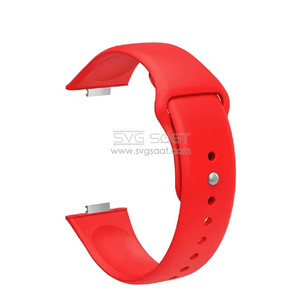 Apple watch uyumlu solo silikon kordon - TURUNCU - 42/44 - M/L