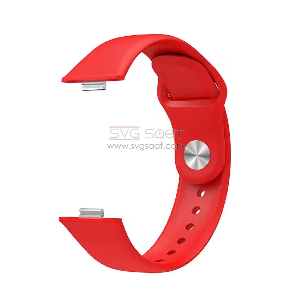 Apple watch uyumlu solo silikon kordon - TURUNCU - 42/44 - M/L