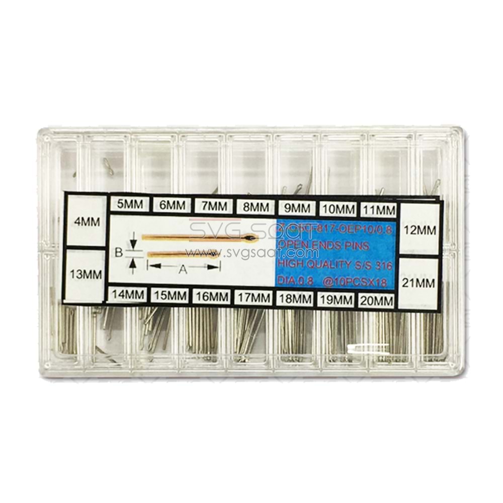10/0.8 ÇATAL PİM SET