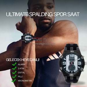 SPALDING SP-103 DİJİTAL VE ANALOG SPOR SAAT