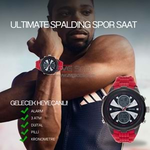 SPALDING SP-105 DİJİTAL VE ANALOG SPOR SAAT