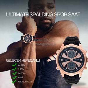SPALDING SP-105 DİJİTAL VE ANALOG SPOR SAAT