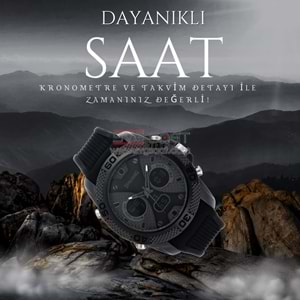 SPALDING SP-117 DİJİTAL VE ANALOG SPOR SAAT