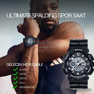 SPALDING SP-120 DİJİTAL VE ANALOG SPOR SAAT