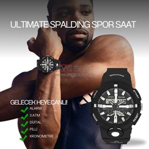 SPALDING SP-124 DİJİTAL VE ANALOG SPOR SAAT