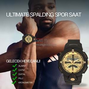 SPALDING SP-124 DİJİTAL VE ANALOG SPOR SAAT