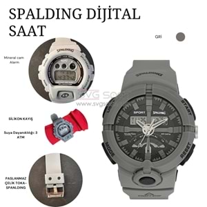 SPALDING SP-124 DİJİTAL VE ANALOG SPOR SAAT
