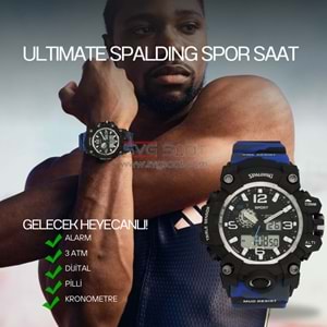 SPALDING SP-125 DİJİTAL VE ANALOG SPOR SAAT