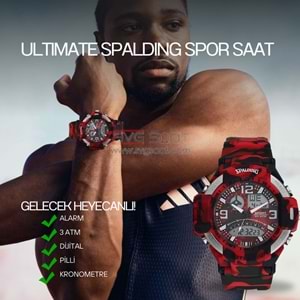 SPALDING SP-126 DİJİTAL VE ANALOG SPOR SAAT