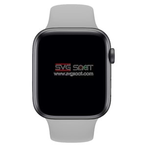 Apple watch uyumlu silikon kordon - GRİ - 42/44