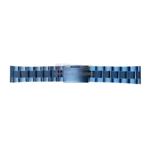 PASLANMAZ ÇELİK KORDON MK1004 - LACİVERT - 20MM