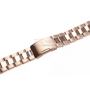 PASLANMAZ ÇELİK KORDON MK1004 - ROSE GOLD - 22MM