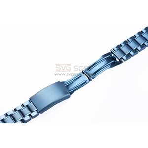 PASLANMAZ METAL KORDON MK1006 - LACİVERT - 20MM
