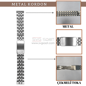 PASLANMAZ METAL KORDON MK106 - 20MM