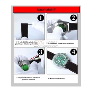 A-34 Silikon Kordon - SİYAH - BEYAZ - 24MM