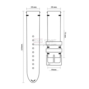 OSO 920 Saat Kordonu - MAVİ - 18MM