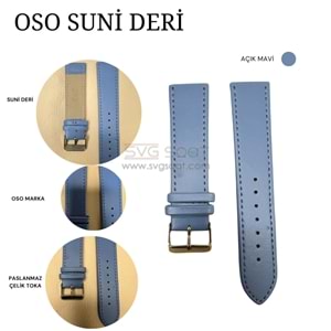 OSO 1961 Saat Kordonu - MAVİ - 20MM