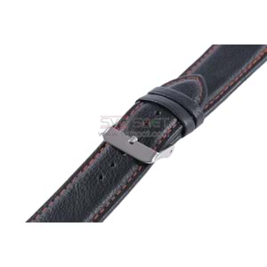 OSO 3561 XL Saat Kordonu - SİYAH - KIRMIZI - 18MM