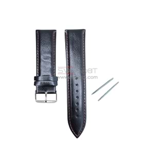 OSO 3561 XL Saat Kordonu - SİYAH - KIRMIZI - 18MM