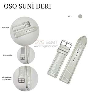OSO 3556 Saat Kordonu - BEJ - 24MM