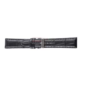 OSO 3556 Saat Kordonu - SİYAH - BEYAZ - 26MM