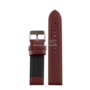 HAKİKİ DERİ RODER SAAT KAYIŞI RU4121 - BORDO - 26X22MM