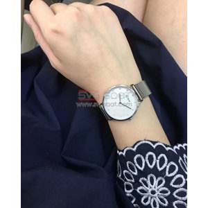 Q-ERA 2803-27 KLASİK BAYAN SAATİ-GÜMÜŞ