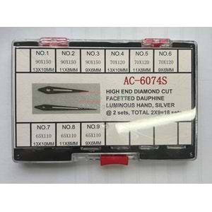 BLACK AKREP YELKOVAN SANİYE (AYS) SETİ -AC 6074S