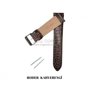 R4174 RODER DERİ KAYIŞ - KAHVERENGİ - 20MM