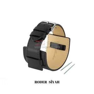 R4161S RODER DERİ KAYIŞ - SİYAH - 26MM