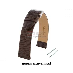 R4157 RODER DERİ KAYIŞ - KAHVERENGİ - 10MM