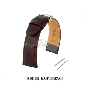 R4150S RODER DERİ KAYIŞ - KAHVERENGİ - 12MM