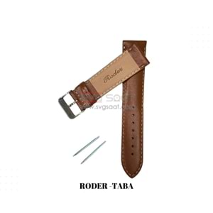 R4176S RODER DERİ KAYIŞ - TABA - 18MM