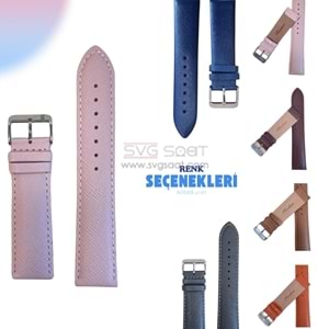 R4107 RODER DERİ KAYIŞ - SARI - 18MM