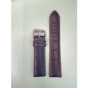 R4102W RODER DERİ KAYIŞ - LACİVERT - BEYAZ - 18MM