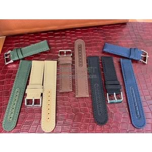 R4104S RODER DERİ KAYIŞ - YEŞİL - 22X22MM