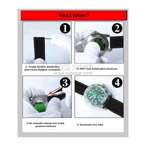 R4104S RODER DERİ KAYIŞ - YEŞİL - 22X22MM