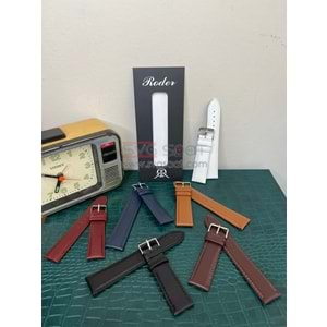 R4106S RODER DERİ KAYIŞ - BORDO - 18MM