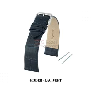 R4147 RODER DERİ KAYIŞ - LACİVERT - 18MM