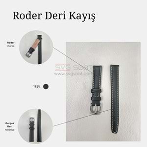 R4106W RODER DERİ KAYIŞ - GRN-W - 12MM