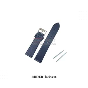 R4146 RODER DERİ KAYIŞ - LACİVERT - 12MM