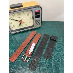 R4111 RODER DERİ KAYIŞ - KAHVERENGİ - 20X20MM