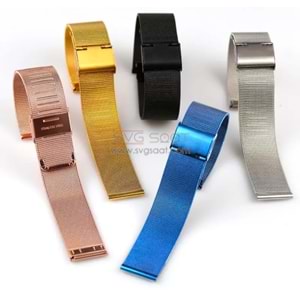 PASLANMAZ ÇELİK KORDON MK1002-BL - 20MM