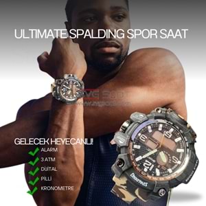 SPALDING SP-125 DİJİTAL VE ANALOG SPOR SAAT