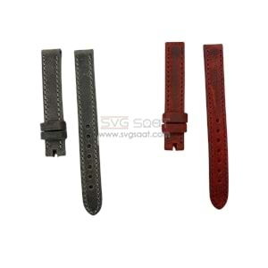 N1001W NUBUK DERİ KORDON - GRİ-BEYAZ - 14MM