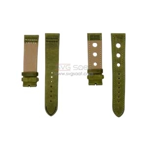 N1004S NUBUK DERİ KORDON - YEŞİL - 22MM