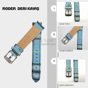 T1001S RODER TEKSTİL KORDON - MAVİ - 20X18MM